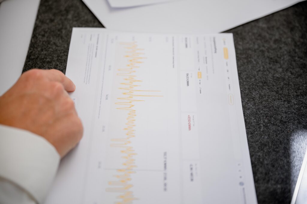 Auswertung eines Lastgangs auf Papier